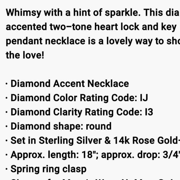 Diamond Accent neclace - Picture 2 of 9